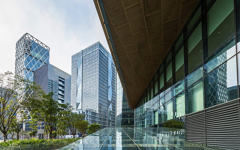 Office buildings area